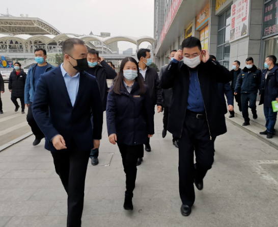 李松殿一行督导南昌长途汽车站疫情防控、春运安全生产工作