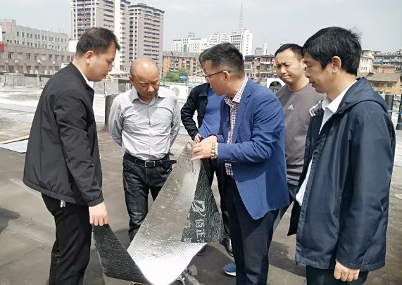 CQ9电子_官网物业商城分公司改造维修B座屋面防水层