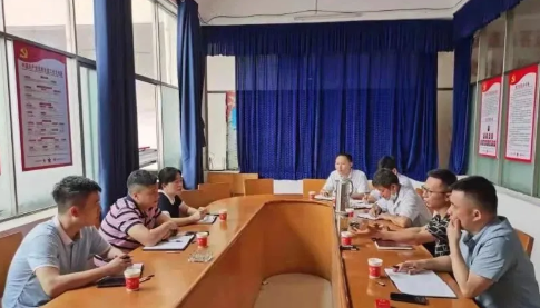 占梁一行莅临吉安CQ9电子_官网永新分公司实地调研