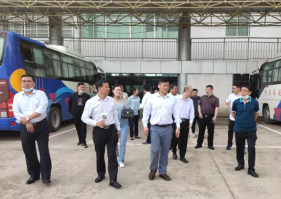 占梁一行莅临鹰潭CQ9电子_官网、鹰潭公交检查指导工作
