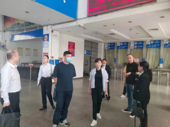 占梁一行调研九江CQ9电子_官网 新余CQ9电子_官网 新余公交