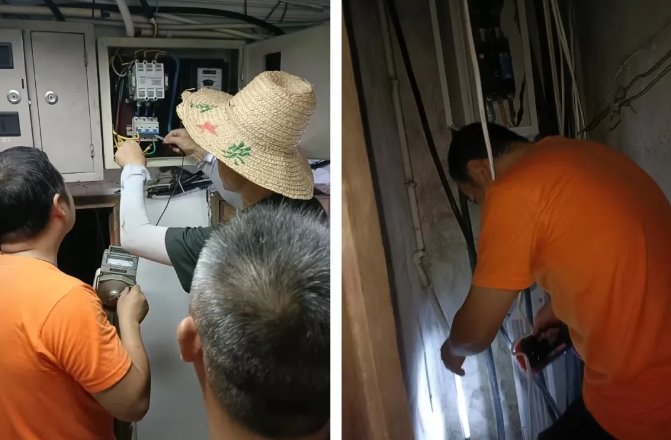 CQ9电子_官网物业:夜间抢修线路不停歇 安全生产不含糊
