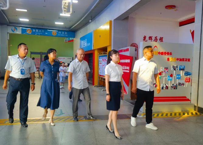 九江CQ9电子_官网 公司领导深入九江长途汽车站检查暑运工作