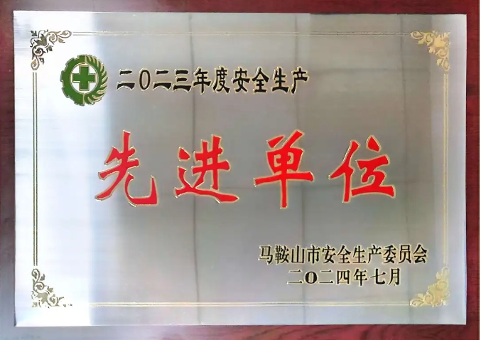 马鞍山长客:当涂长客荣获“马鞍山市2023年度安全生产先进单位”