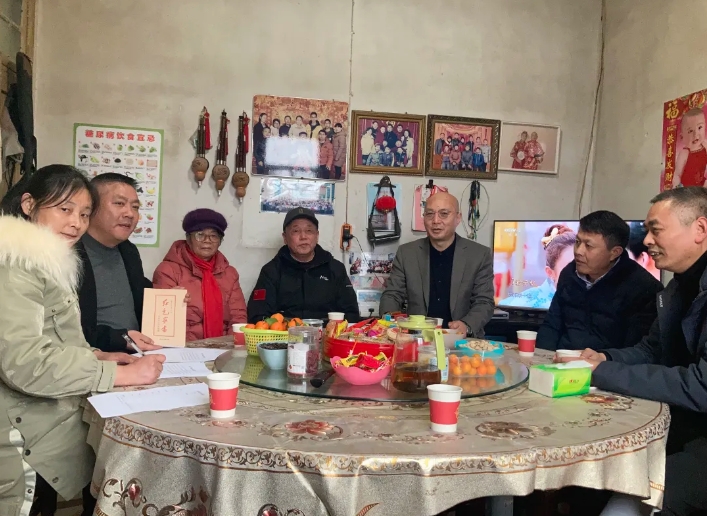吉安公司：家访话廉洁 清风入家门